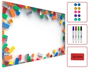 ALLboards Magnettafel 90,0 x 60,0 cm Bausteine
