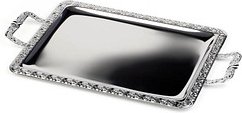 APS Tablett SCHÖNER ESSEN silber rechteckig 31,0 x 54,0 cm