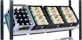 SCHULTE Fachboden für Getränkekistenregal silber 130,0 x 30,0 cm, 1 St.