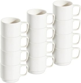 12 ID Fine Kaffeebecher Stolt weiß 250,0 ml