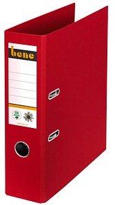 Thumbnail - bene No.1 Ordner rot Karton 8,0 cm DIN A4