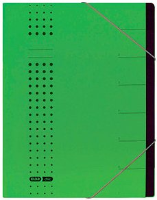 Thumbnail - ELBA Ordnungsmappen chic 7 Fächer grün, 5 St.