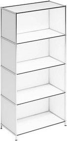 viasit Aktenregal System4 weiß 77,9 x 40,4 x 155,7 cm, 1 St.