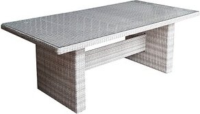 Thumbnail - Garden Pleasure Gartentisch DIJON grau rechteckig 200,0 x 100,0 x 75,0 cm
