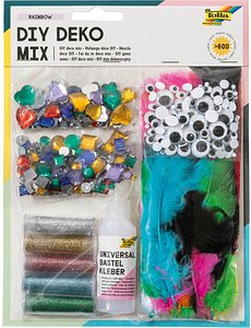 folia Dekoartikel mehrfarbig Mix-Set, 1 Pack