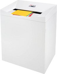 HSM Pure 940 Aktenvernichter mit Partikelschnitt P-4, 3,9 x 40 mm, bis 35 Blatt, weiß