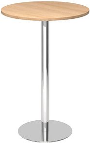 HAMMERBACHER Stehtisch rund Spanplatte eiche 80,0 x 80,0 x 111,6 cm, 1 St.