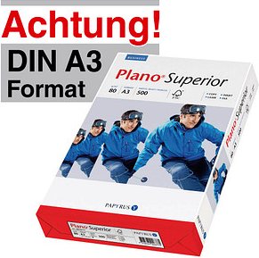 Thumbnail - Plano® Kopierpapier Superior DIN A3 80 g/qm 500 Blatt