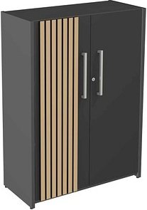 Kerkmann Aktenschrank Oxford, 13000135 anthrazit 80,0 x 36,0 x 111,0 cm, 1 St.