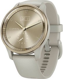 GARMIN vivomove Trend Smartwatch pastellbraun, cremegold