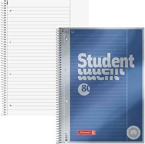 BRUNNEN Collegeblock Premium Student 25 liniert DIN A4 mit Rand, 5 St.