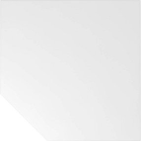 HAMMERBACHER Verbindungsplatte NT12 weiß, silber Trapezform 120,0 x 80,0 x 72,0 cm