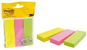 Thumbnail - Post-it® Notes Markers Haftmarker farbsortiert 3x 100 Streifen