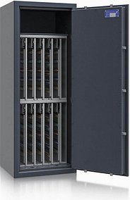 ISS safe4key Schlüsseltresor grau mit 880 Haken, Doppelbartschloss, 50,0 x 42,0 x 130,0 cm, 1 St.