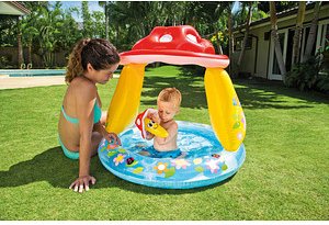 INTEX® Babyplanschbecken Fliegenpilz 45,0 l mehrfarbig 102,0 x 89,0 cm