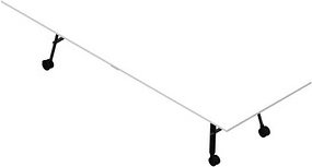 Quadrifoglio Konferenztisch SERENITY weiß rechteckig, A-Gestell grau, 320,0 x 120,0 x 75,0 cm