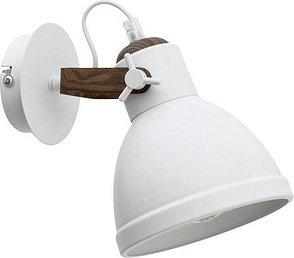 meet powered by PAPERFLOW Elix Wandleuchte weiß, akazie