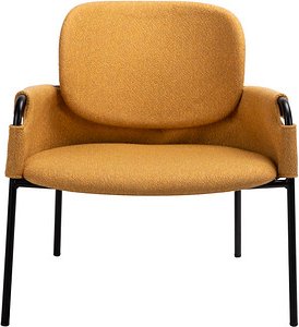 Thumbnail - meet powered by PAPERFLOW Sessel CLOTH gelb schwarz Stoff, 1 St.