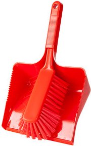 Thumbnail - haug® bürsten Kehrgarnitur rot Kunststoff 35,0 cm breit