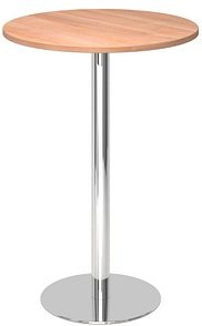 HAMMERBACHER Stehtisch nussbaum 80,0 x 80,0 x 111,6 cm