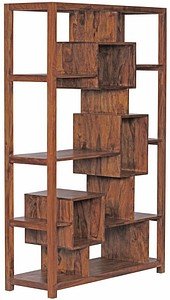 Thumbnail - WOHNLING Bücherregal sheesham 115,0 x 40,0 x 180,0 cm, 1 St.