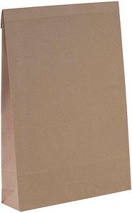 flexiPAK Faltentaschen classic eco Doppelfixverschluss ca. DIN B4 ohne Fenster natur mit 7,0 cm Falte, 300 St.