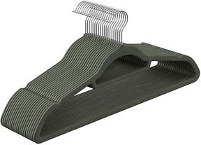 SONGMICS Kleiderbügel grau, 20 St.