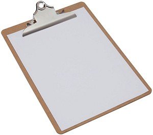 MAUL Klemmbrett 2392570 DIN A4 braun Holzhartfaser, 1 St.