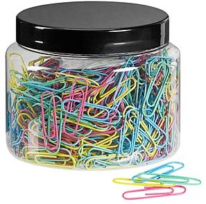 Thumbnail - Gowi Büroklammern farbsortiert Nylon, 500 St.