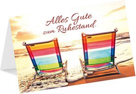 LUMA Ruhestand Karte Meerblick LU2241 DIN B6, 1 St.