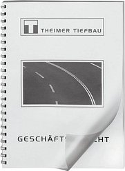 LMG Deckfolien für Bindemappen transparent, DIN A4 0,2 mm, 100 St.