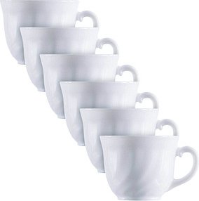 ARCOROC Kaffeetassen Trianon White weiß 220,0 ml, 6 St.