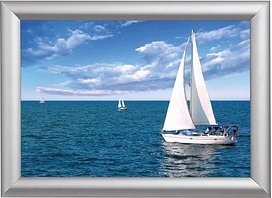 Showdown® Displays Klapprahmen silber 62,5 x 87,2 cm, 1 St.