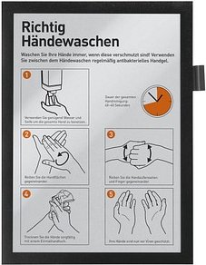 DURABLE Magnetrahmen selbstklebend DURAFRAME NOTE schwarz A4, 1 St.