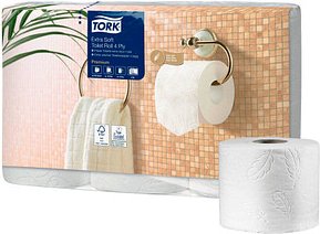 Thumbnail - TORK Toilettenpapier T4 Premium Extra Soft 4-lagig, 42 Rollen