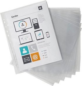 EICHNER Organisationshüllen DIN A4 transparent glatt, 10 St.