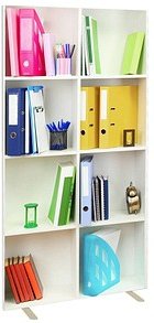 PAPERFLOW Trennwand easyScreen ES97002, Ordner bunt 94,0 x 173,2 cm, 1 St.