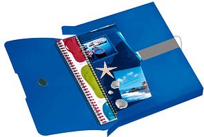 herlitz Heftbox easy orga 4,0 cm blau, 1 St.