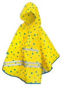 ROTH unisex Regenponcho Roar gelb Einheitsgröße 1 St.