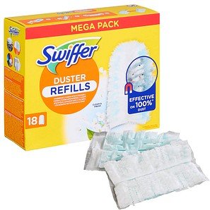 Swiffer DUSTER REFILLS MEGA PACK Staubfangtücher Mikrofaser, 18 St.