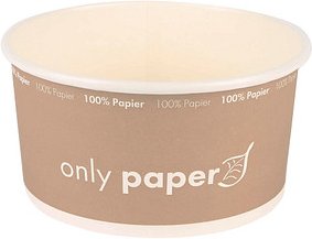 NATURE Star Einweg-Salatschalen Only Paper 1,0 l, 50 St.