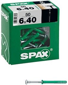 SPAX® 4861080600406 Nageldübel Ø 6 mm x 40 mm, 50 St.