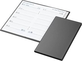 geiger notes Taschenkalender Wochenplaner Septimus 2026 schwarz, 1 St.