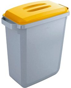 Thumbnail - DURABLE Durabin 60 Mülleimer 60,0 l grau, gelb, 1 St.