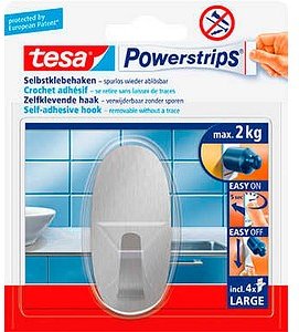 tesa Oval Large Klebehaken für max. 2,0 kg 2,0 x 5,0 cm
