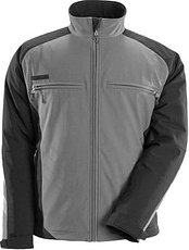 Thumbnail - MASCOT® Herren Softshelljacke DRESDEN dunkelanthrazit, schwarz Größe 3XL