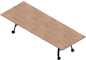 Quadrifoglio Konferenztisch SERENITY ulme rechteckig, A-Gestell grau, 320,0 x 120,0 x 75,0 cm