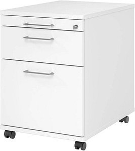 Thumbnail - HAMMERBACHER AC20 Rollcontainer weiß 3 Auszüge 42,8 x 58,0 x 59,0 cm