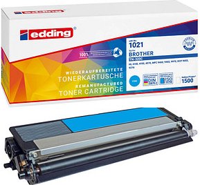 Thumbnail - edding EDD-1021 cyan Toner kompatibel zu brother TN-320C
