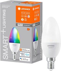 Thumbnail - LEDVANCE WLAN-Lampe SMART+ WiFi Classic B40 RGBW E14 4,9 W matt